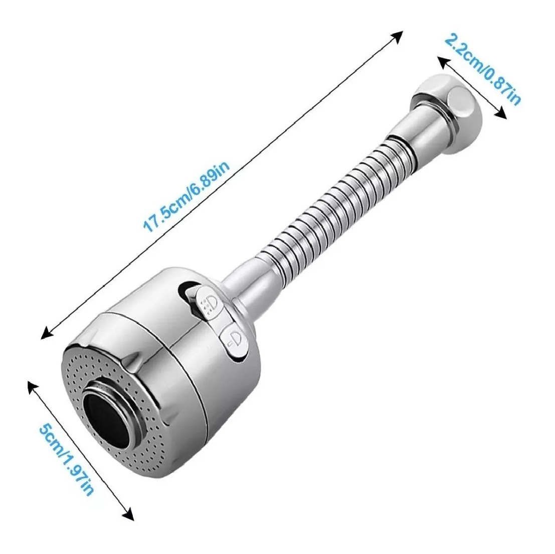 Miniatura 3 de Grifo Ahorrador De Agua Cocina Cuello Fl